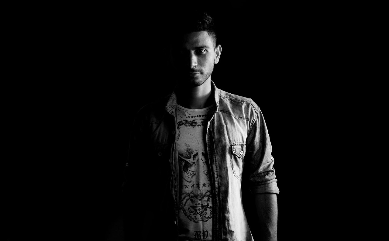 man, portrait, model