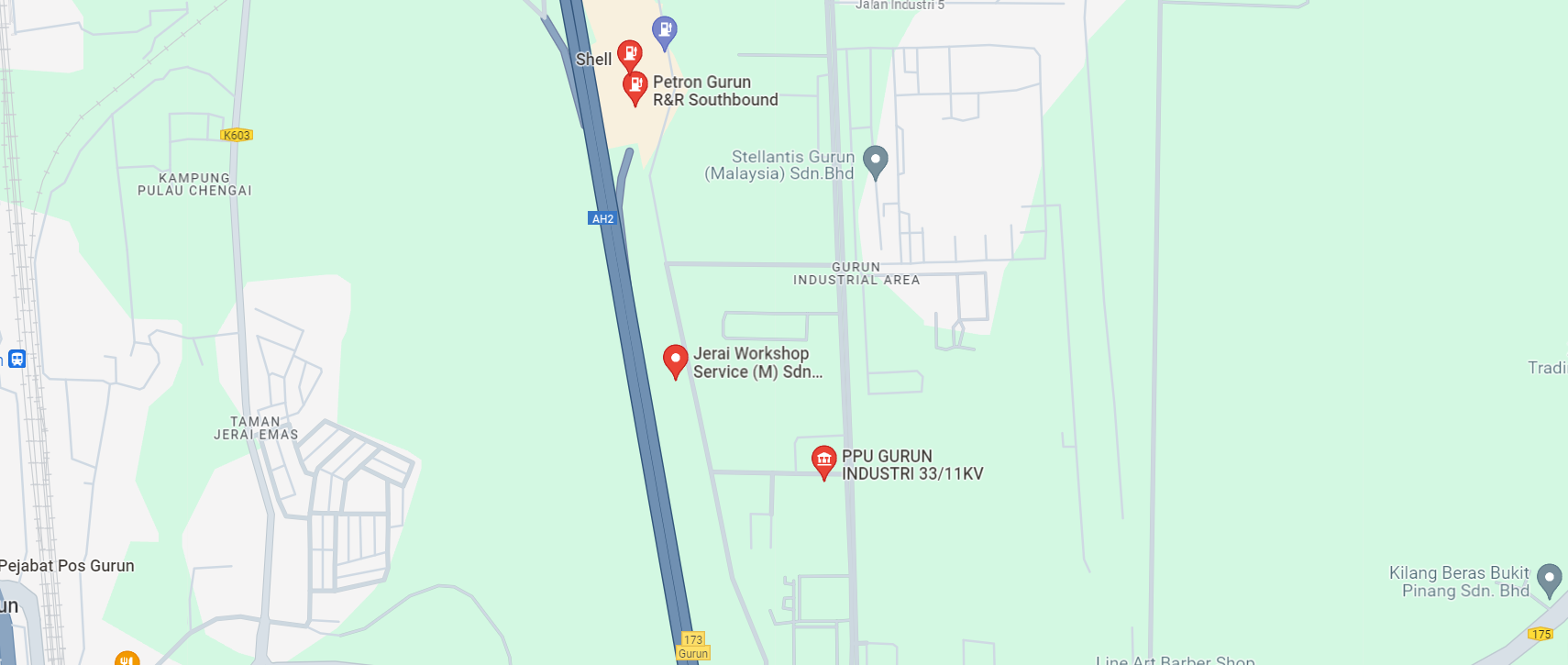 Google Map of Washington Monument